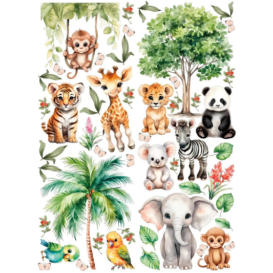 Savanna animals Wall Decals 3.0