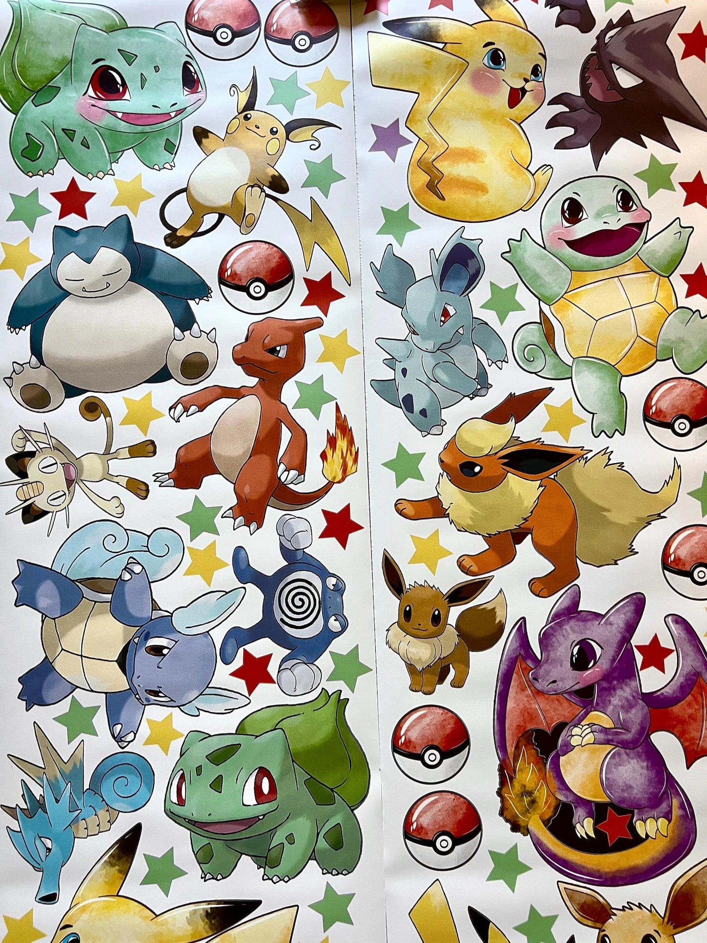 pikachu Wall Decal 11.75