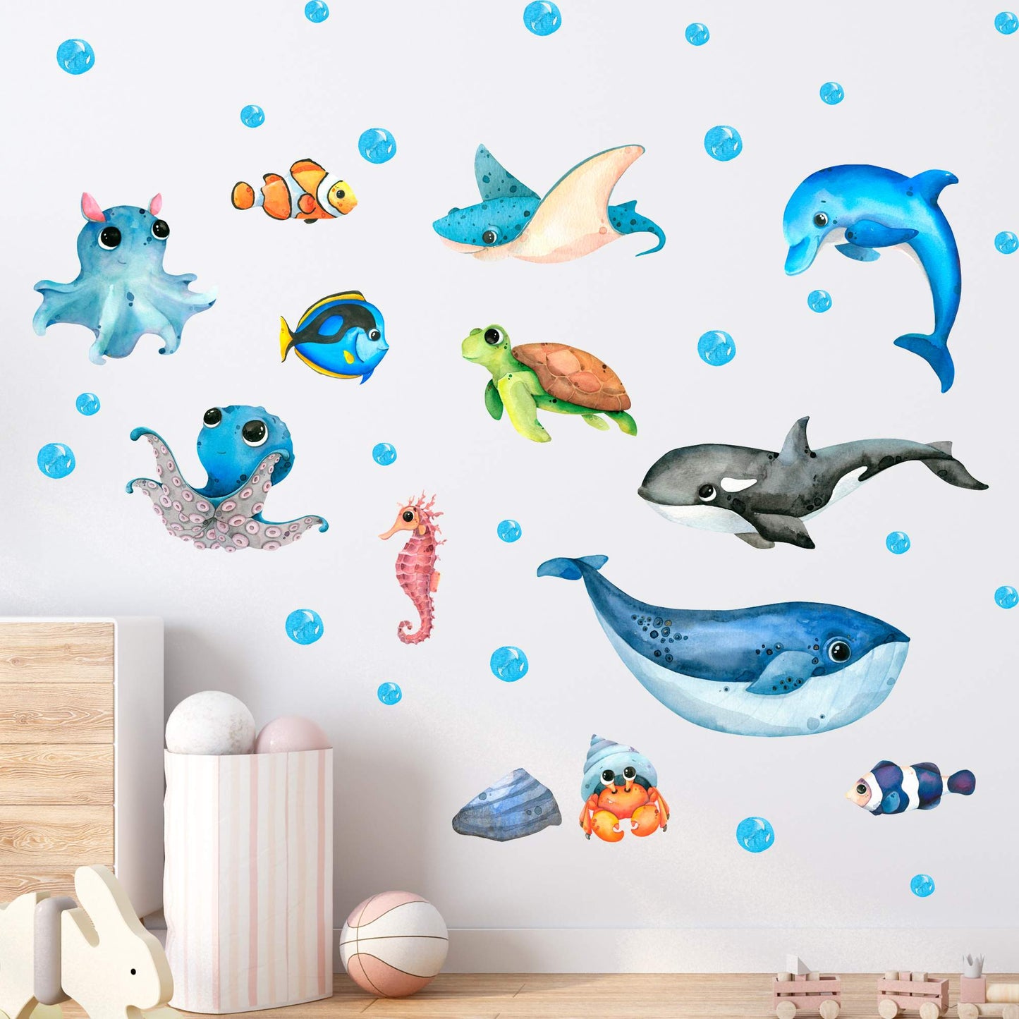 Ocean Wall Decals 15.2
