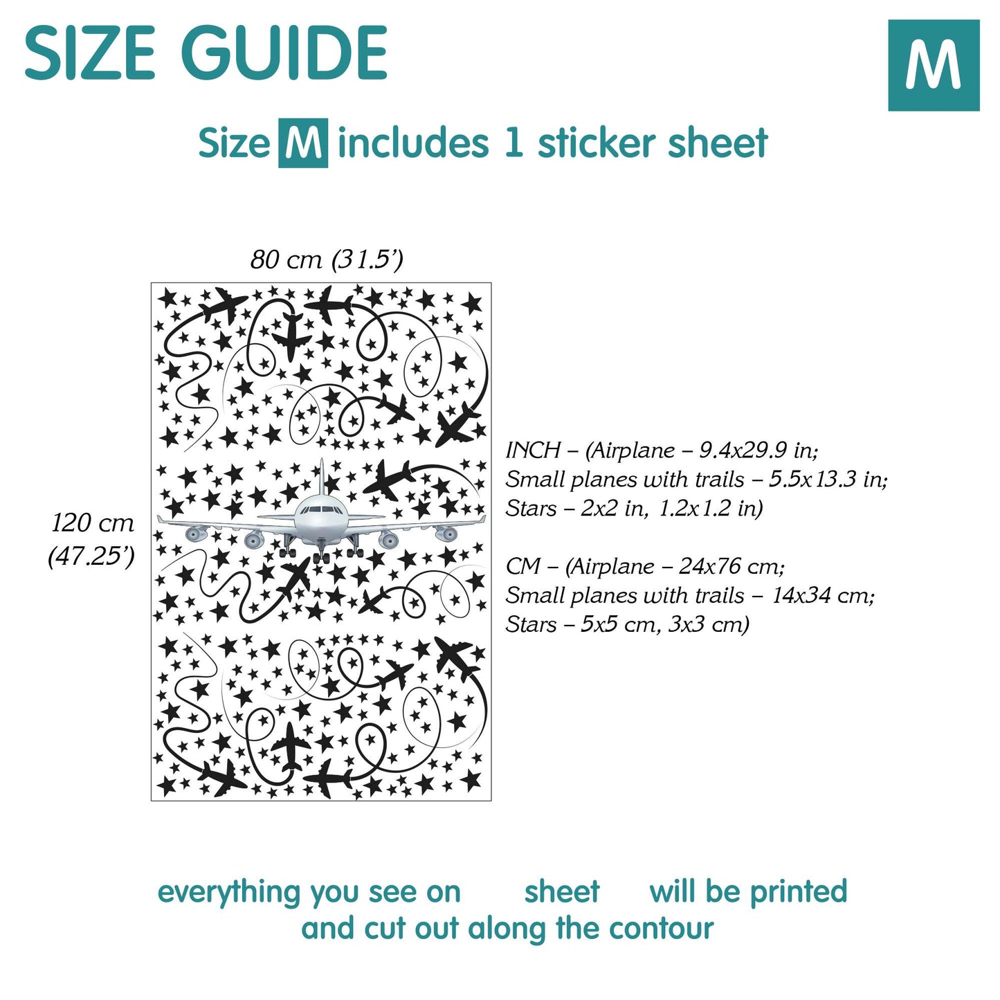 Airplane Wall Decals 1.17