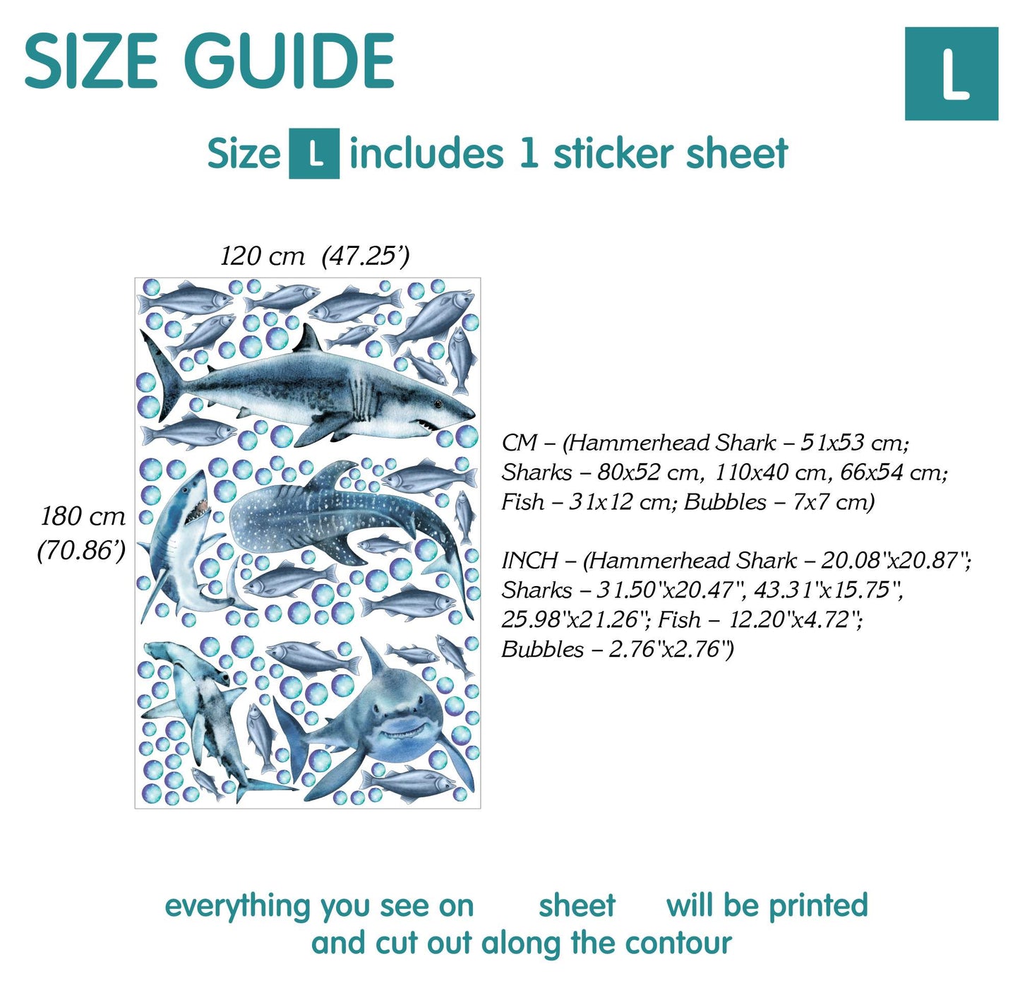 Sharks Wall Decals