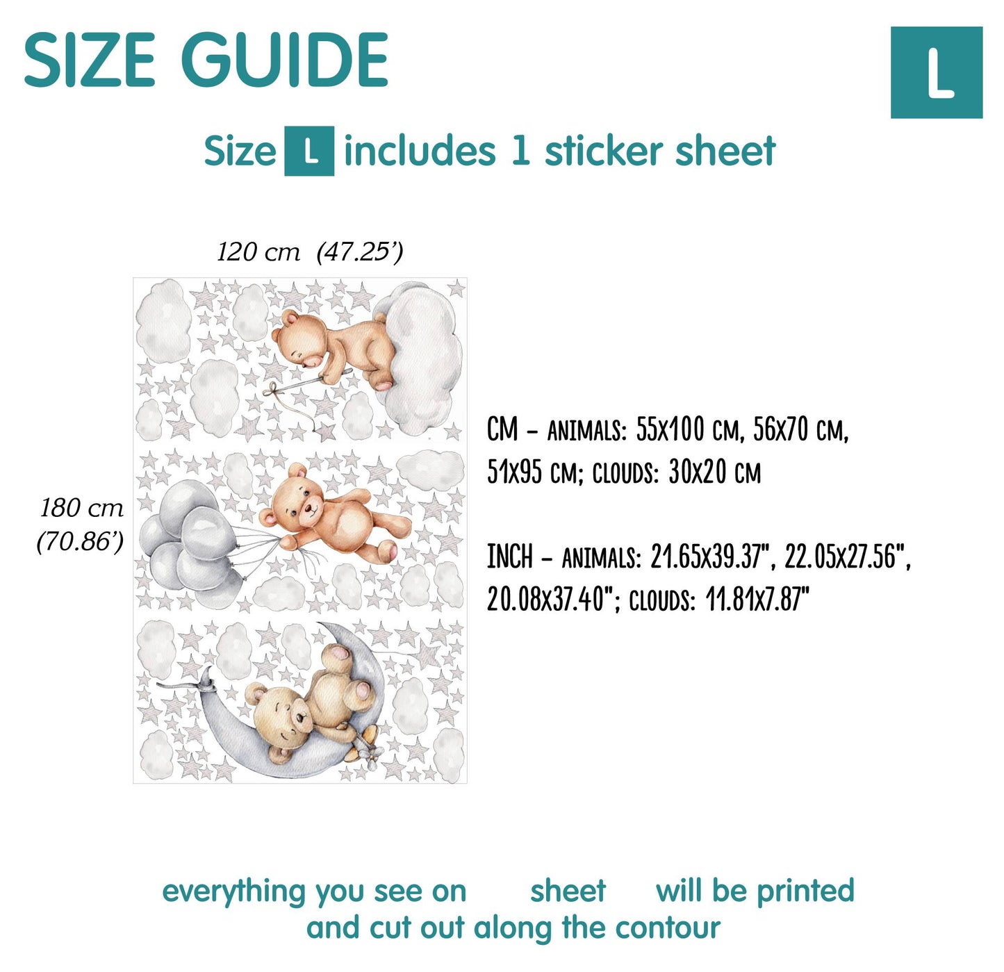 Teddy bears Wall Decals