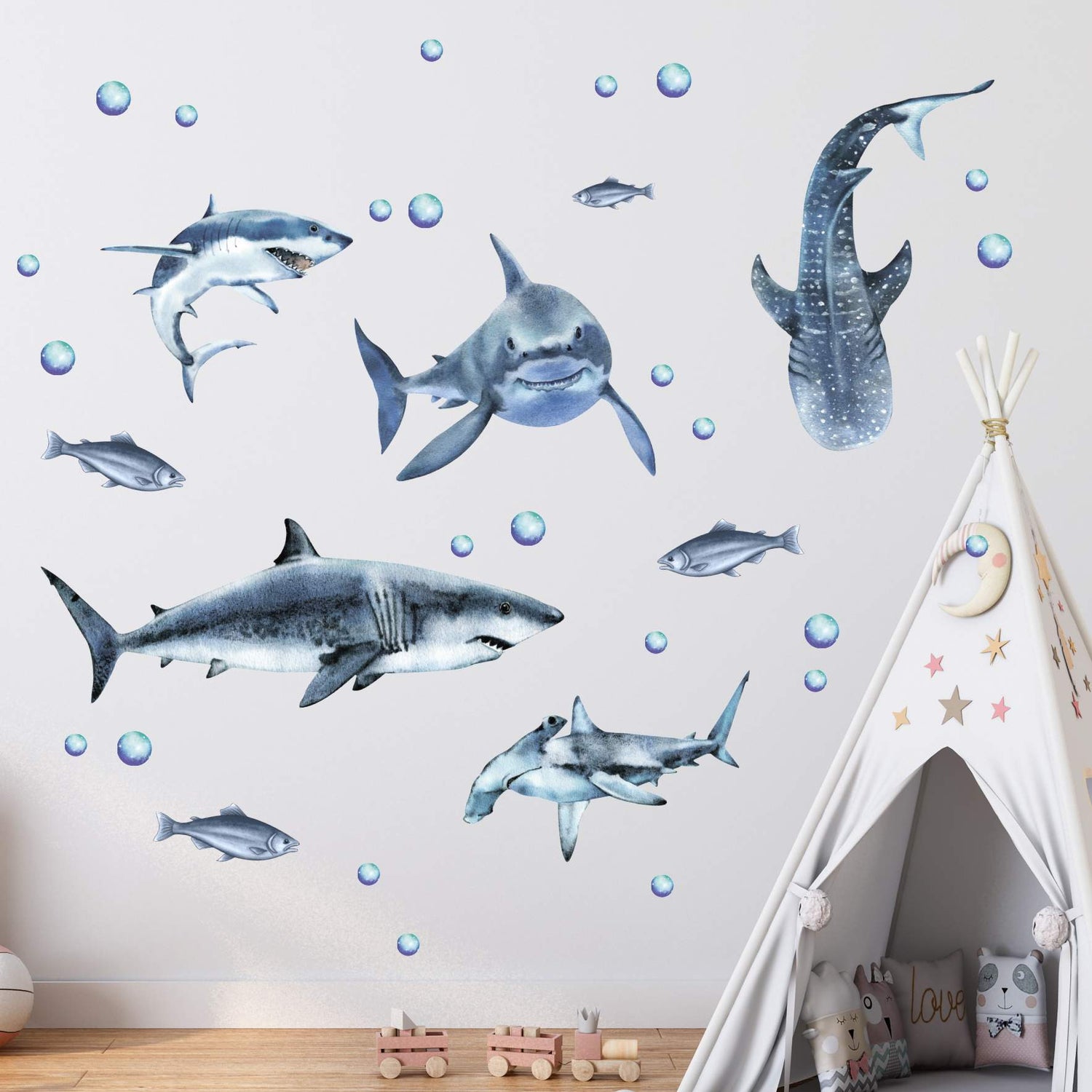 Ocean wall decals