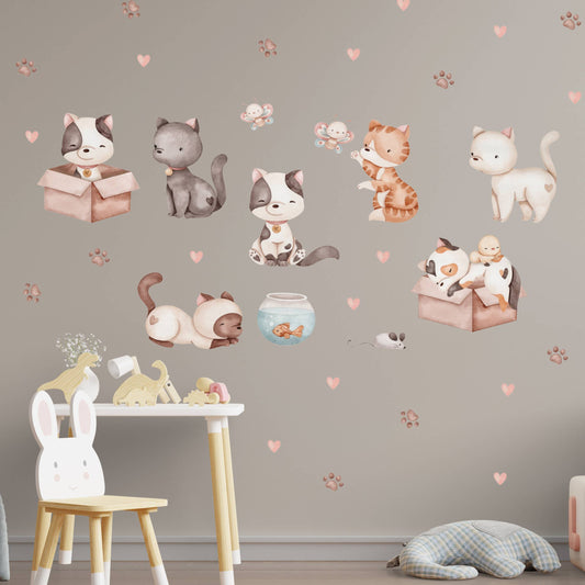 Cats Wall Decals 5.0
