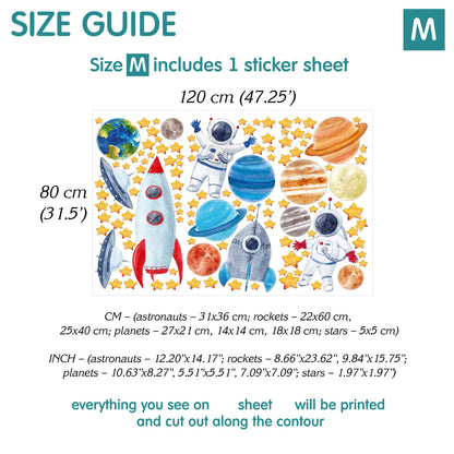 Space Wall Decals 2.0