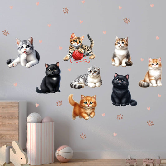 Cats Wall Decals 4.0