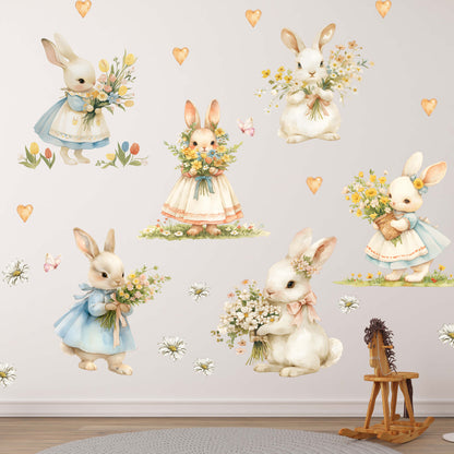 Bunnies Wall Decals 55.61