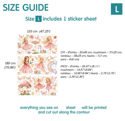 Fairies Wall decals 2.0