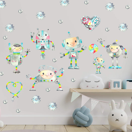 Robots Wall Decals