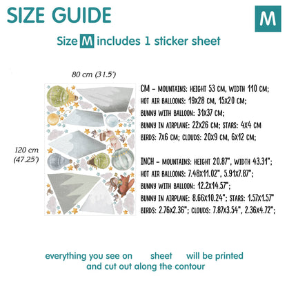 Mountains Wall Decals