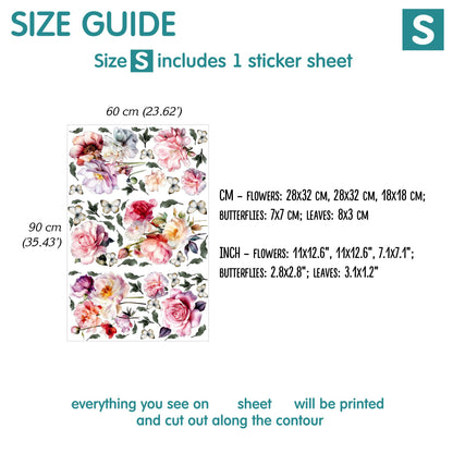 Flowers Wall Decals 2.0