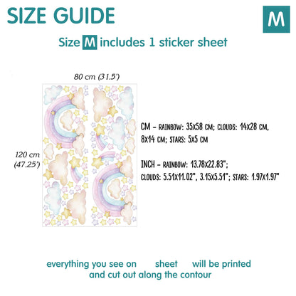 Rainbow Wall Decals