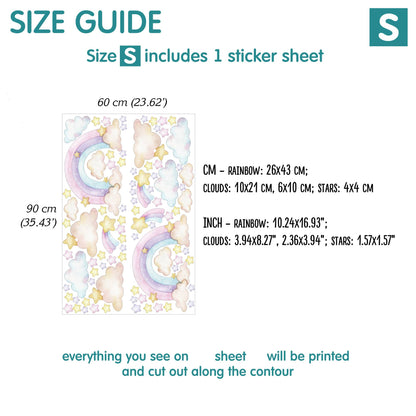 Rainbow Wall Decals