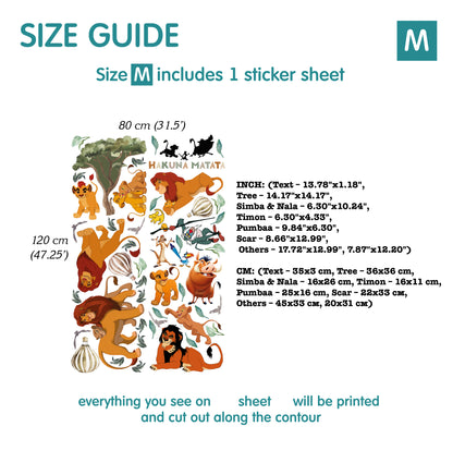 Africa Wall decals (25.11)