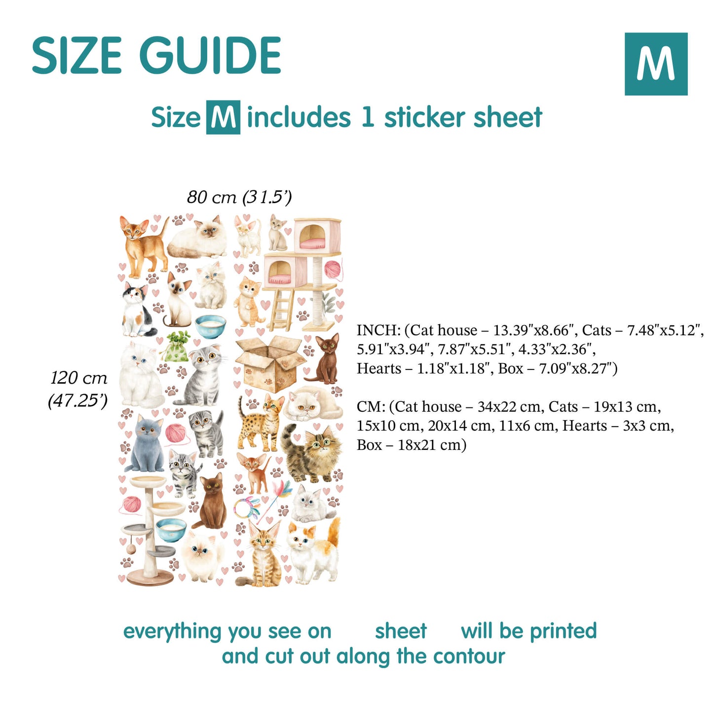 Cats Wall decals (19.11)