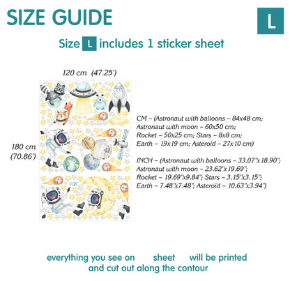 Space Wall Decals 7.0
