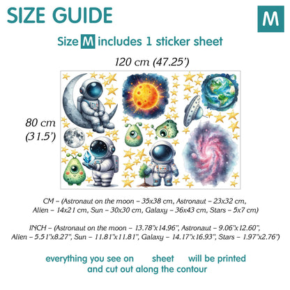 Space Wall Decals 2.0