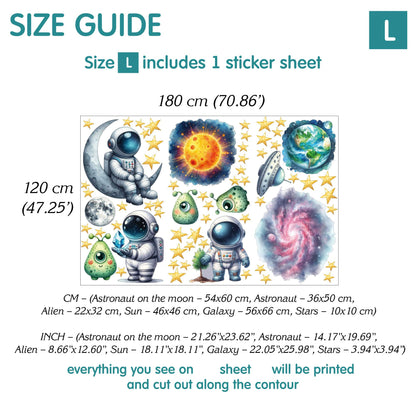 Space Wall Decals 2.0