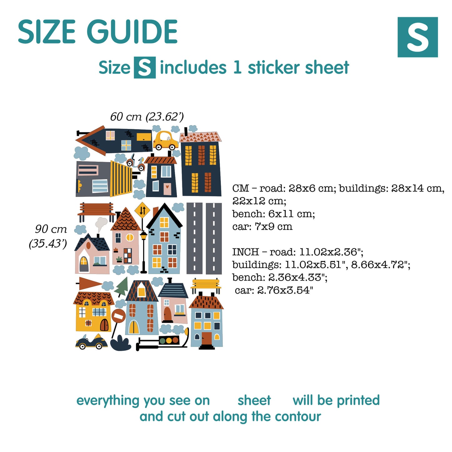 Town Wall decals 9.2