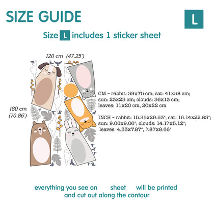 Animals Wall decals 9.6