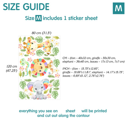 Africa Wall decals 13.0