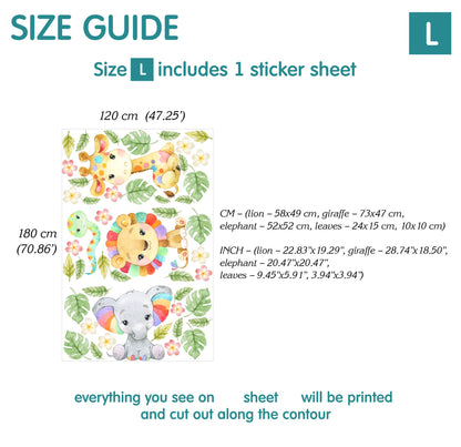 Africa Wall decals 13.0