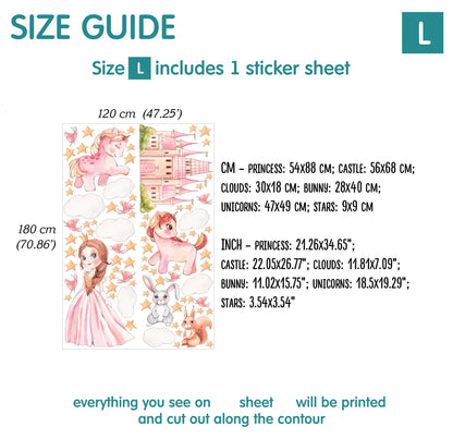Princess Wall Decals
