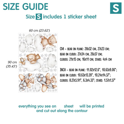 Bears Wall Decals 6.0
