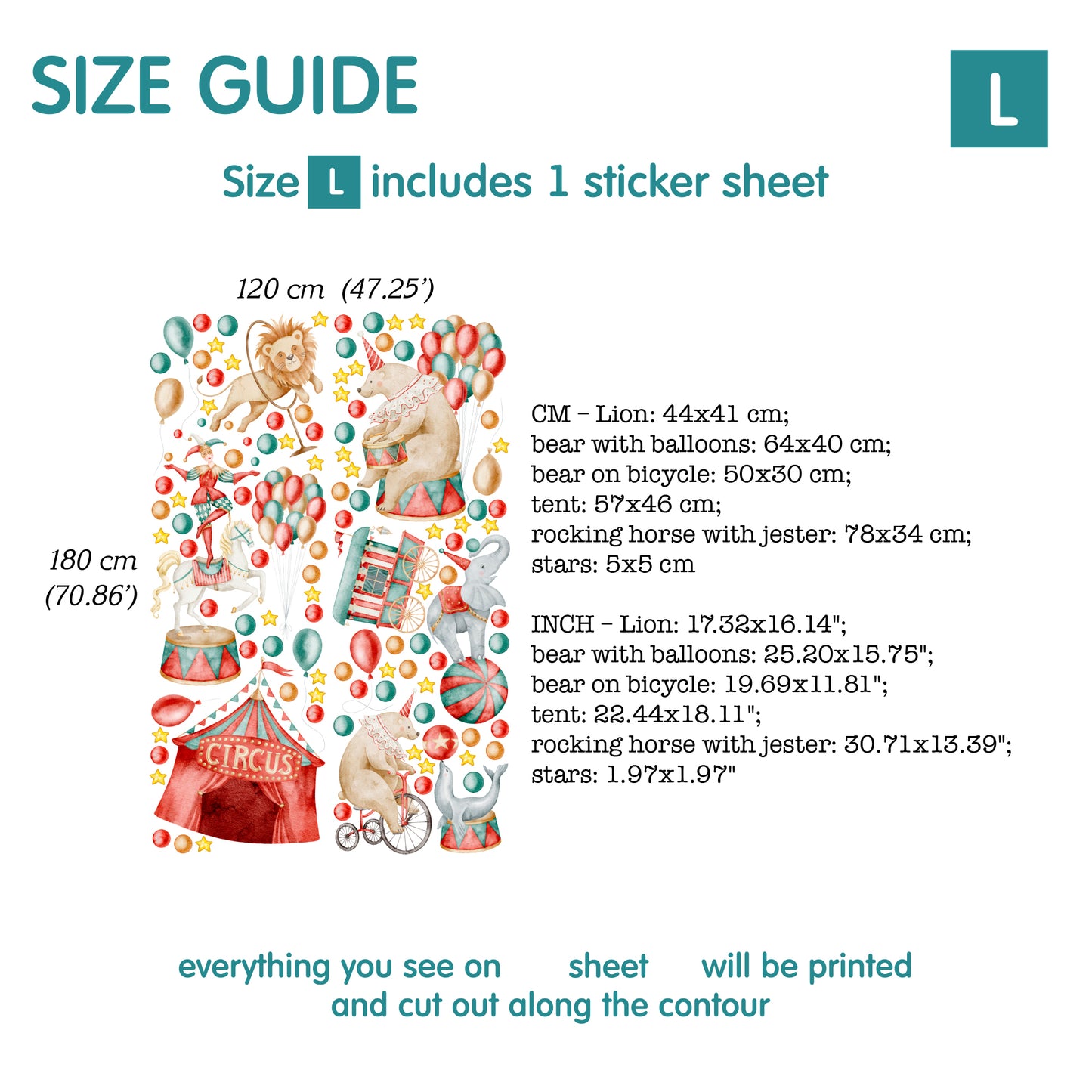 Circus Wall Decals