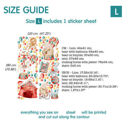 Circus Wall Decals
