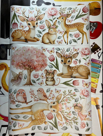 Woodland Animal Wall Decals 5.66