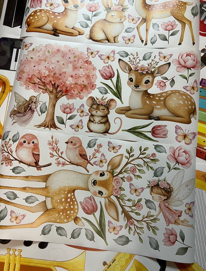 Woodland Animal Wall Decals 5.66