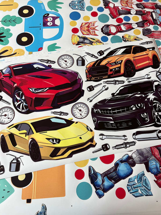 Cars Wall Decals 11.23
