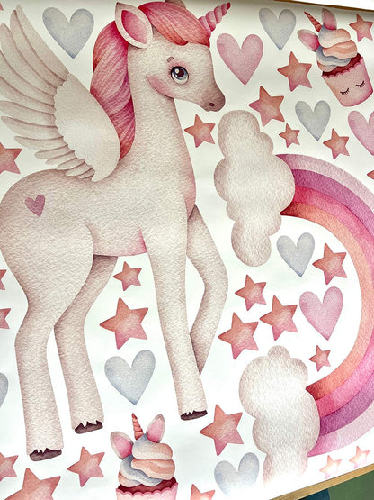 Unicorns Wall Decals 3.0