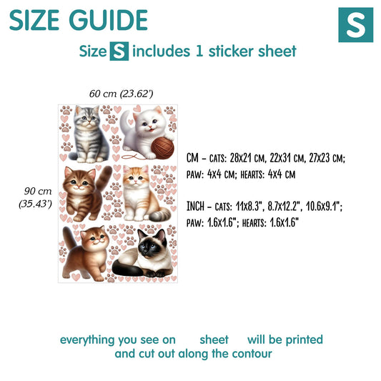 Cats Wall Decals 3.0