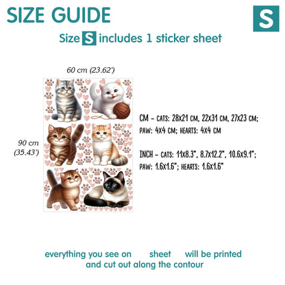 Cats Wall Decals 3.0
