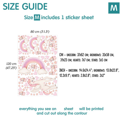 Unicorns Wall Decals 3.0