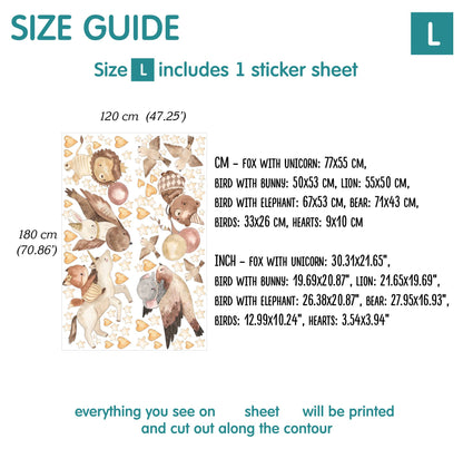 Animals Wall Decals 7.0