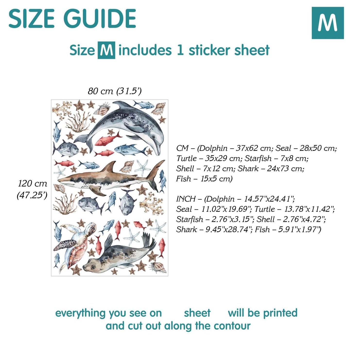Ocean Wall Decals