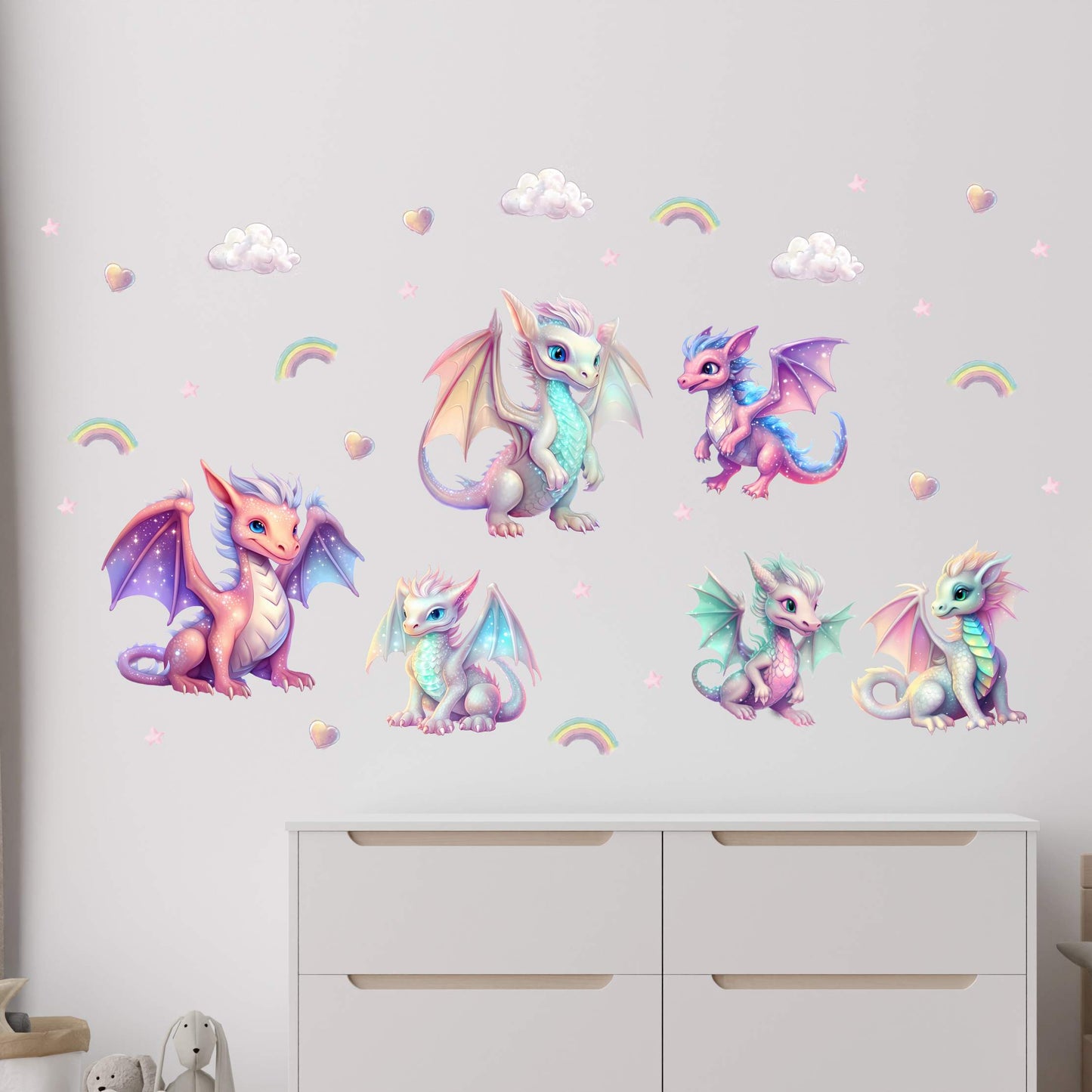 Dragons Wall Decals 2.20