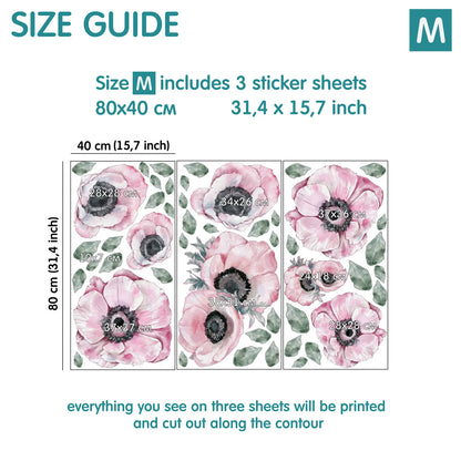 Anemone Wall Decals