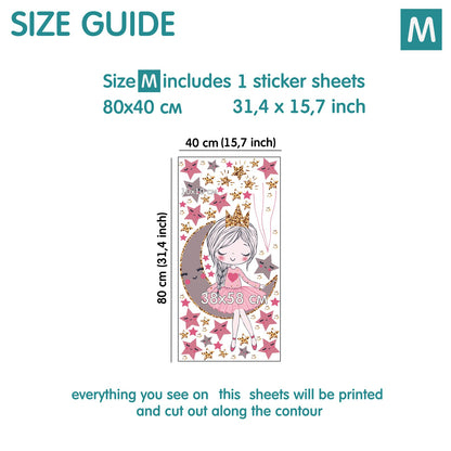Fairy Princess Wall Decals