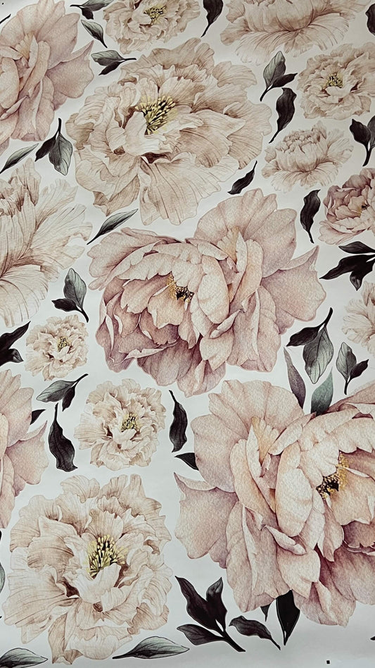 Peony Wall Decals 6.4