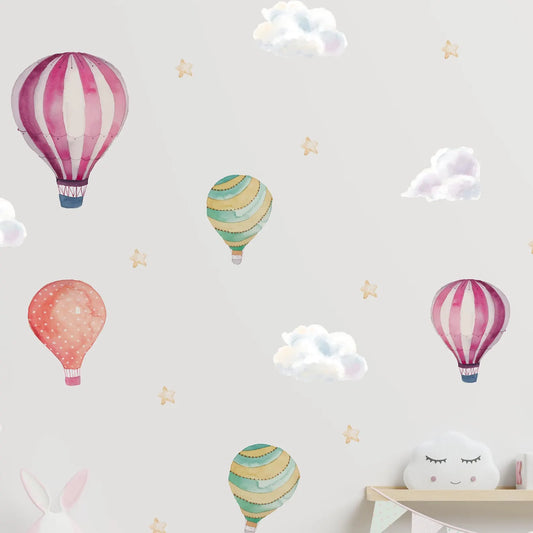 Hot Air Balloon Wall Decals 5.12