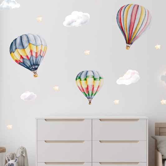 Hot Air Balloon Wall Decals 2.12