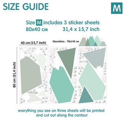 Mountains Wall Decals 5.0