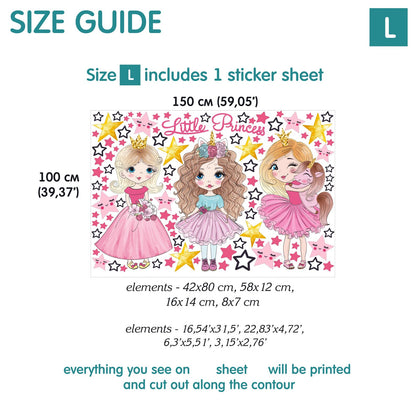 Princess Wall Decals 1.72