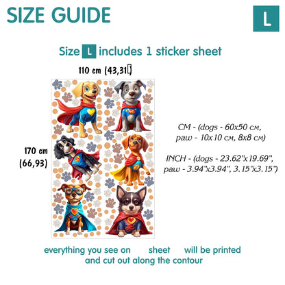 Dogs Wall Decals 9.19
