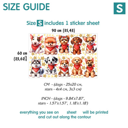 Dogs Wall Decals 9.17