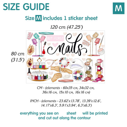 Manicure Wall Decals
